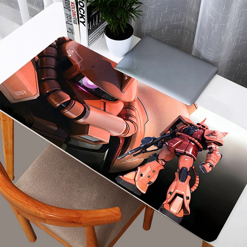 Gaming Accessories Desk - 90x40cm Gundam Zaku II Mouse Pad