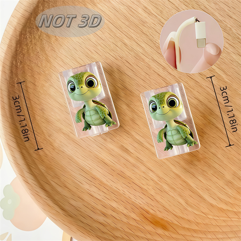 2D Flat 2pcs Cute Cartoon Turt - Sleeved Cable Kit review and price