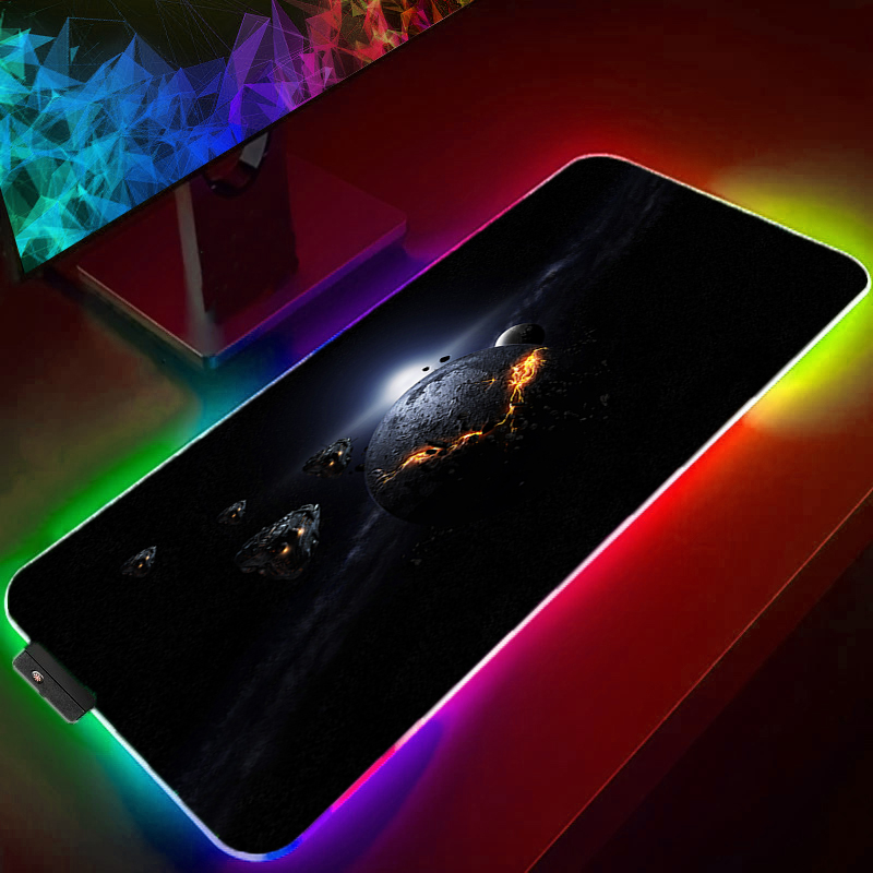 RGB Mouse Pad Gamer Large gami - Gaming Accessories Online review and price