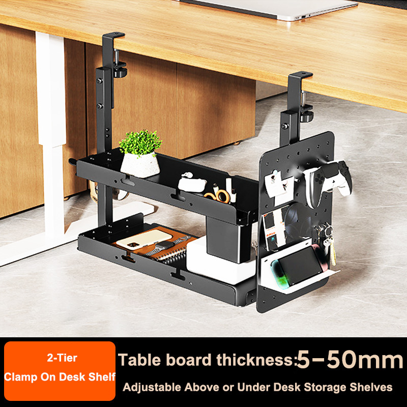 Clamp-on 14 inch Above Below D - Gaming Accessories Rack review and price