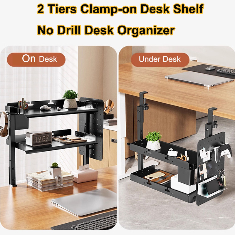 Clamp-on 14 inch Above Below D - Gaming Accessories Rack review and price