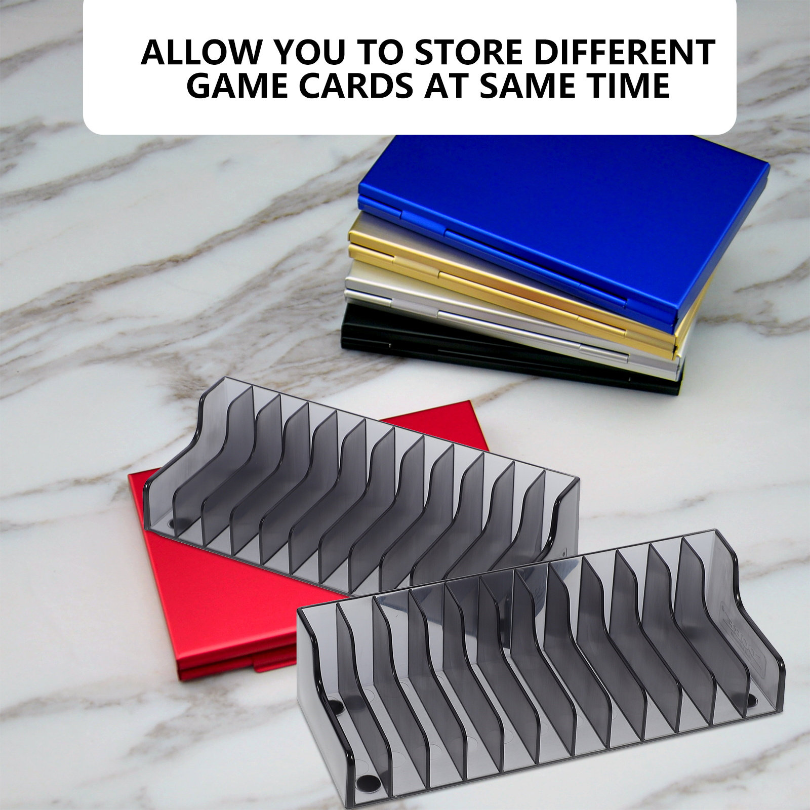 2pcs Game Card Box Storage Rac - Gaming Accessories Rack review and price