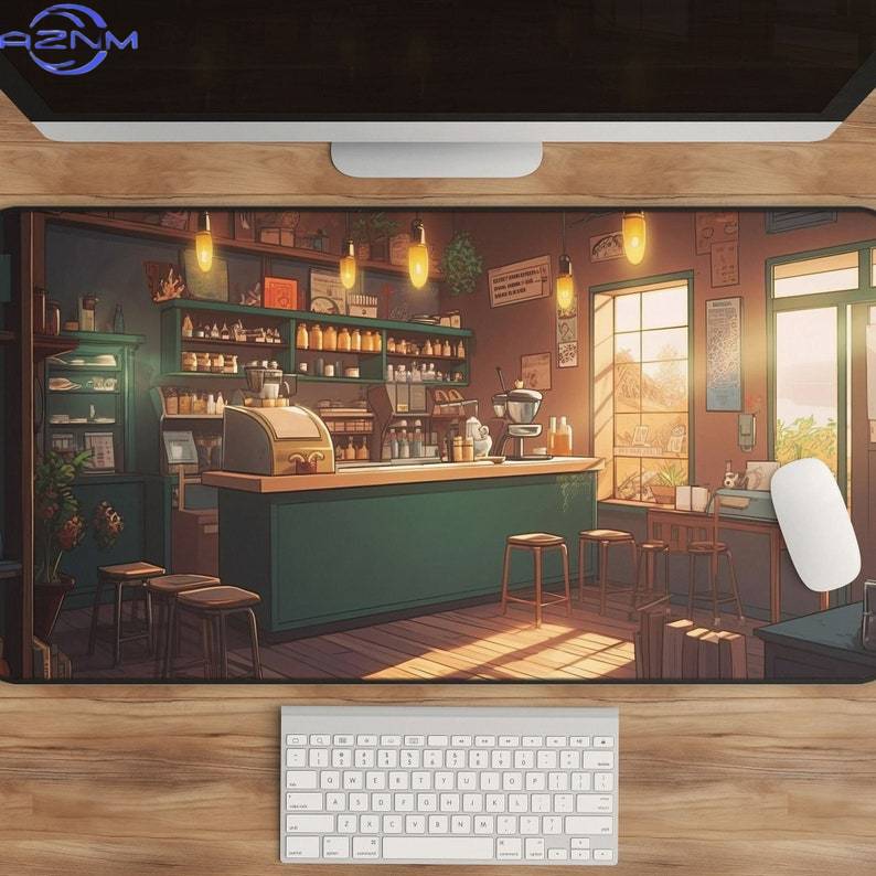 Kawaii Anime Desk Mat Coffee S - Gaming Accessories Shop review and price