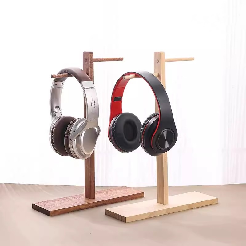 Wood Headphone Stand Earphone  - Gaming Accessories Rack review and price