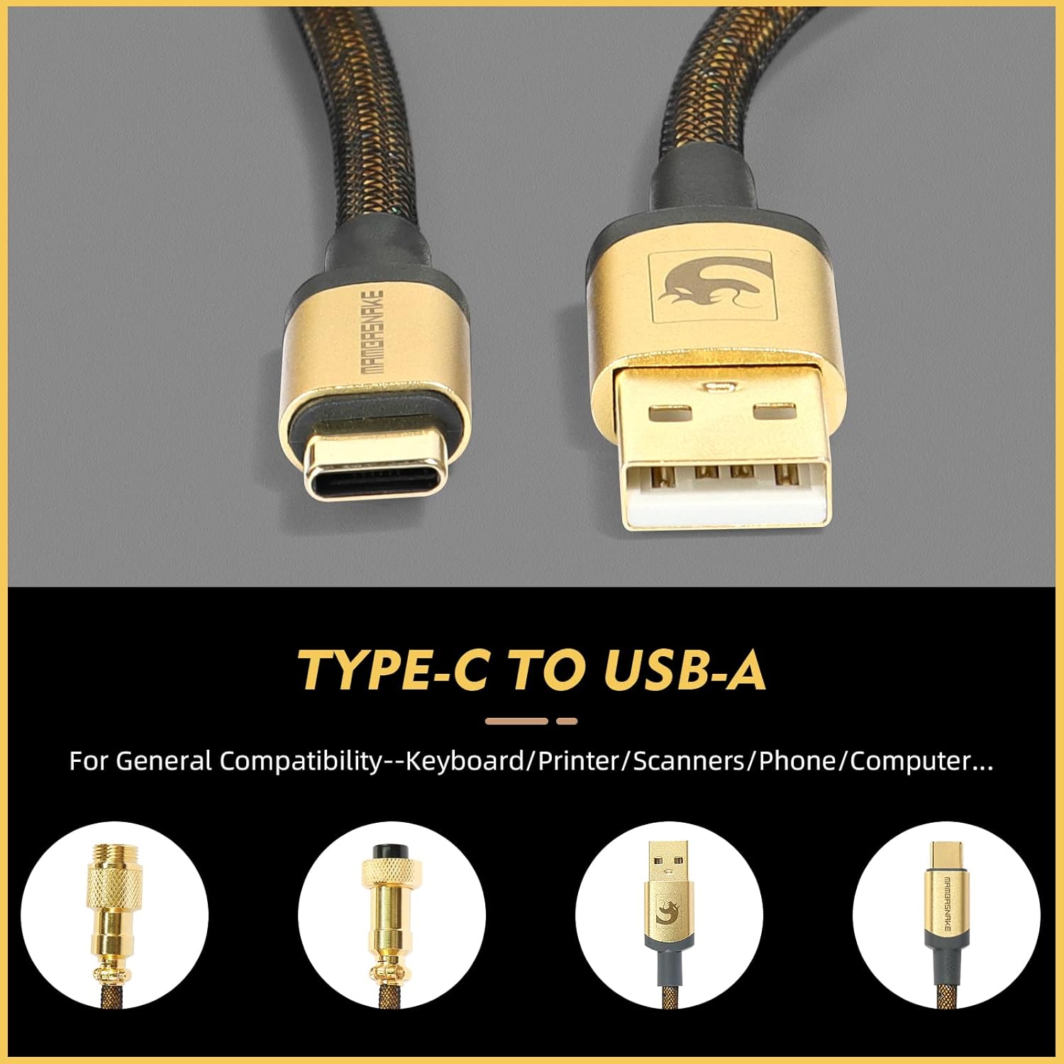 ATTACK SHARK * MAMBASNAKE C03  - Sleeved Cable Kit review and price