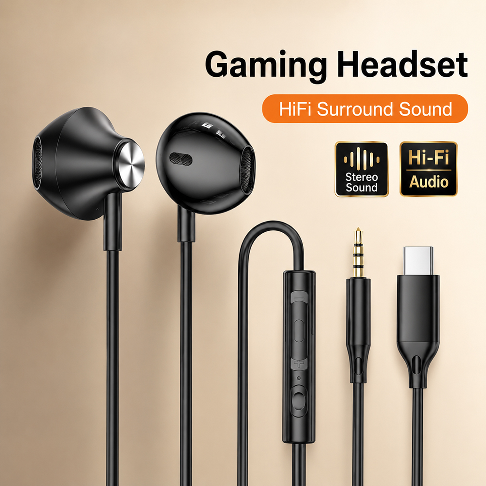 HiFi Surround Headphones Bass  - Gaming Headphone Accessories review and price