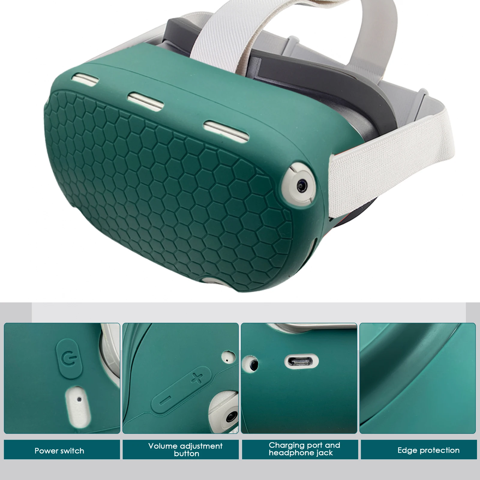 Silicone Protective Cover Shel - Gaming Headphone Accessories review and price