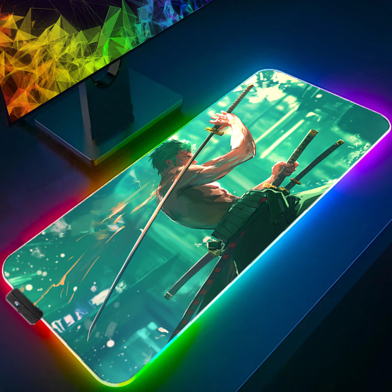 ONE PIECE Zoro Mouse Pad RGB G - Gaming Accessories Desk review and price