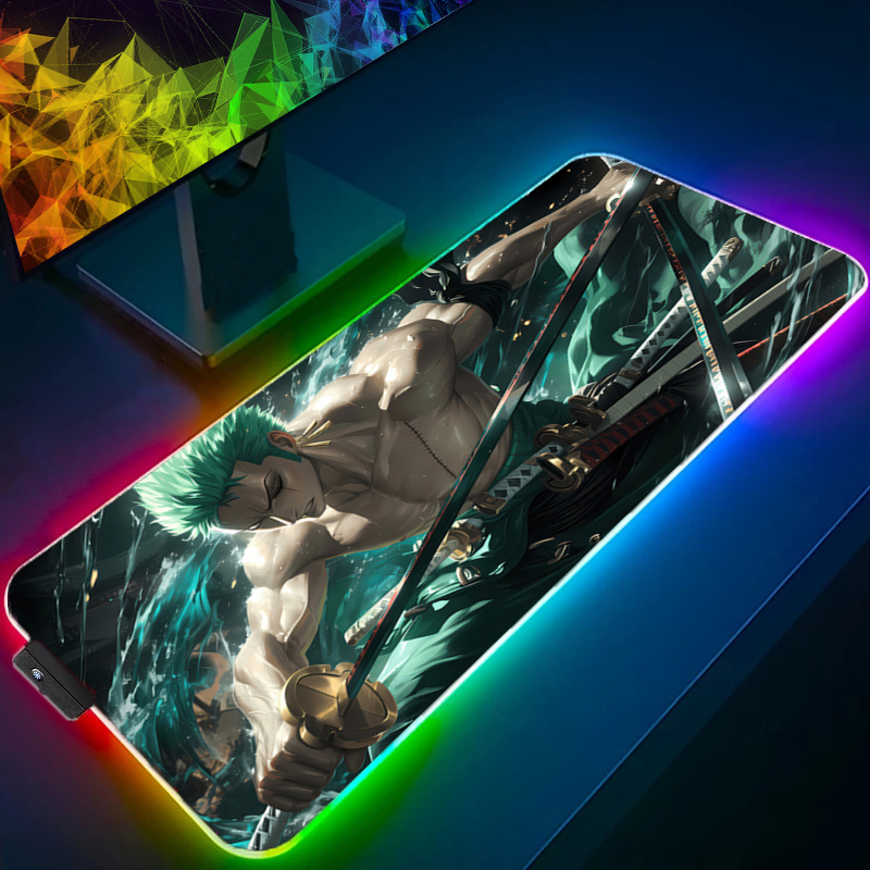 ONE PIECE Zoro Mouse Pad RGB G - Gaming Accessories Desk review and price