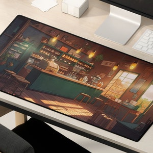 Kawaii Anime Desk Mat Coffee S - Gaming Accessories Shop review and price