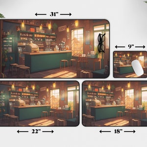 Kawaii Anime Desk Mat Coffee S - Gaming Accessories Shop review and price