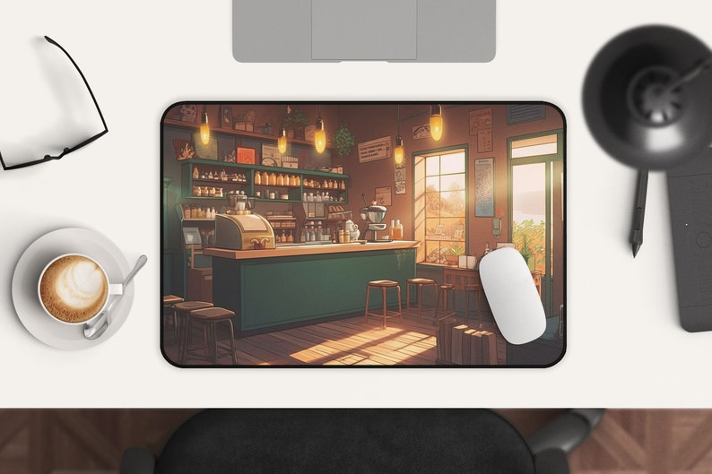 Kawaii Anime Desk Mat Coffee S - Gaming Accessories Shop review and price