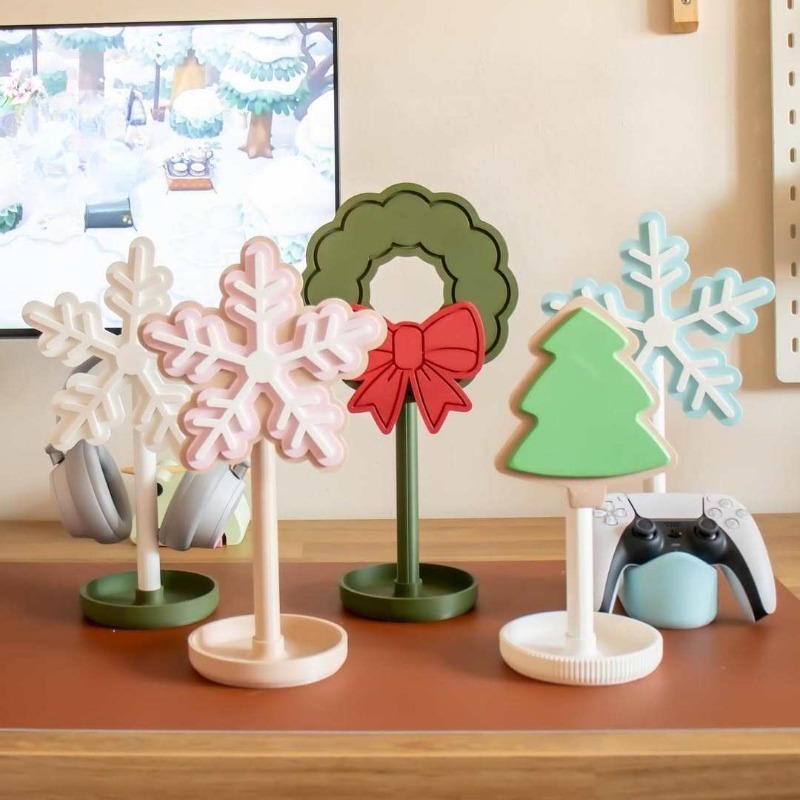 Snowflake Headphone Stand 3D P - Gaming Accessories Rack review and price