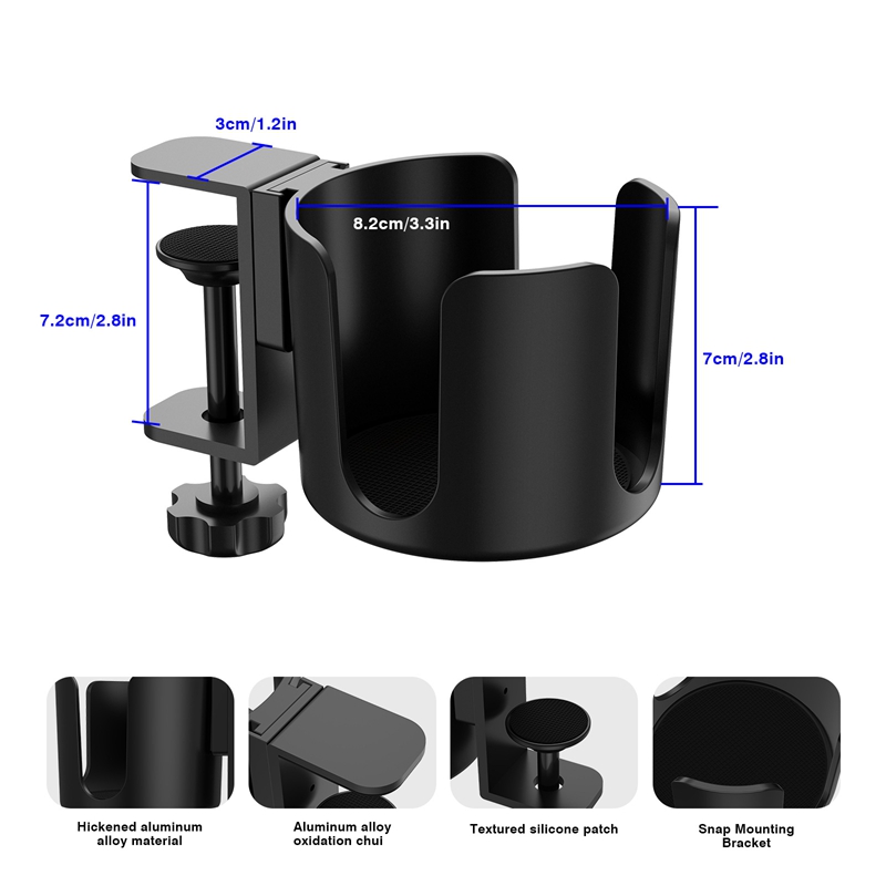 Coffee Cup Holder Adjustable A - Gaming Accessories Rack review and price