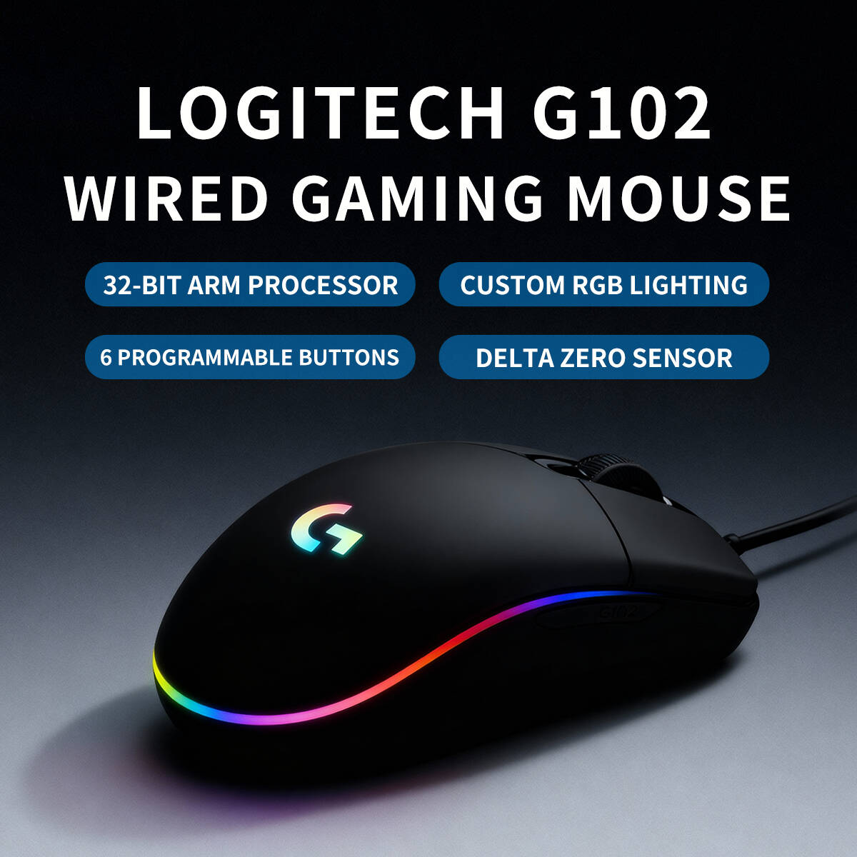 Logitech G102 Wired Gaming Mou - Gaming Accessories Online review and price