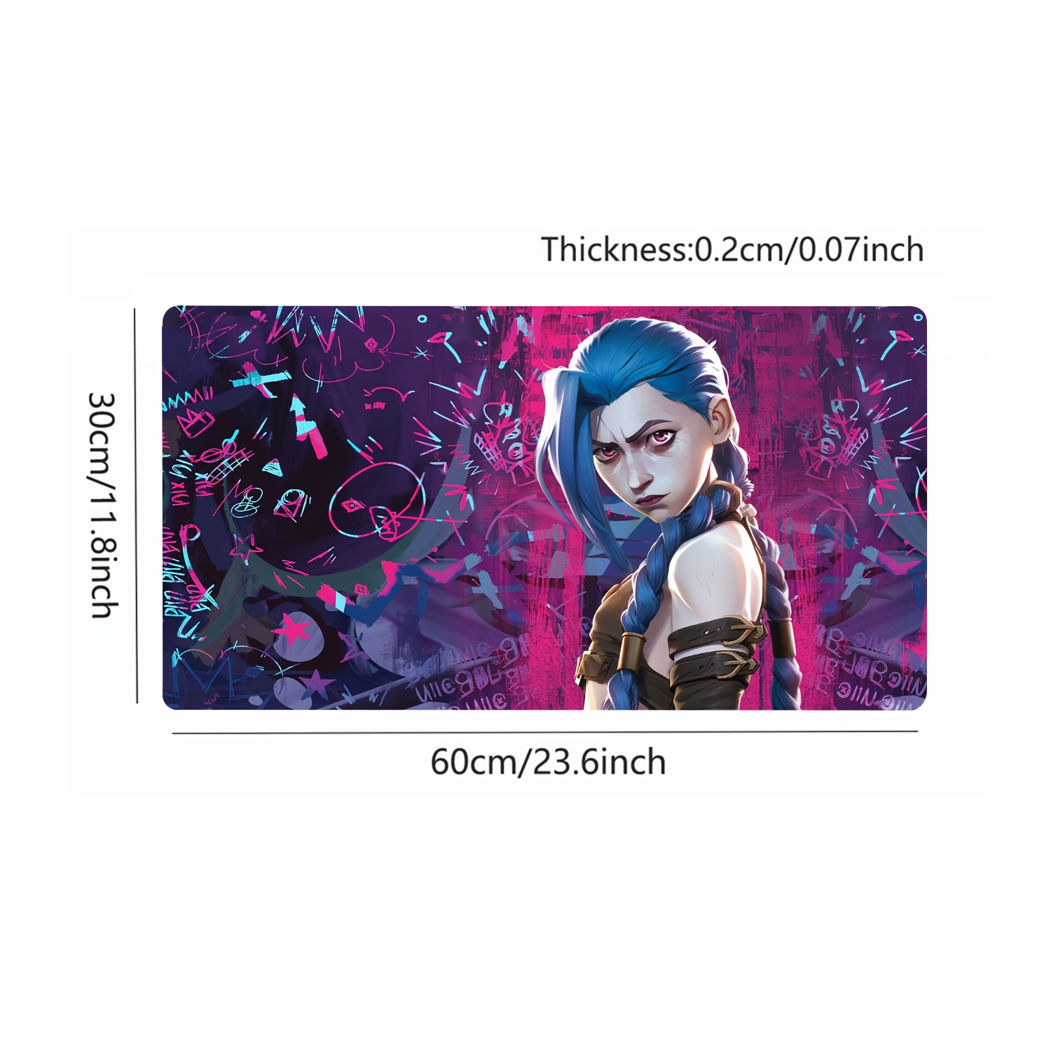 Large Anime Gaming Mouse Pad J - Jinx Gaming Accessories review and price