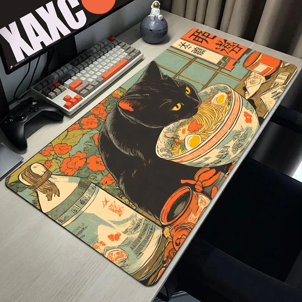 HYBXAXC Black cat loves to eat - Gaming Accessories Shop review and price