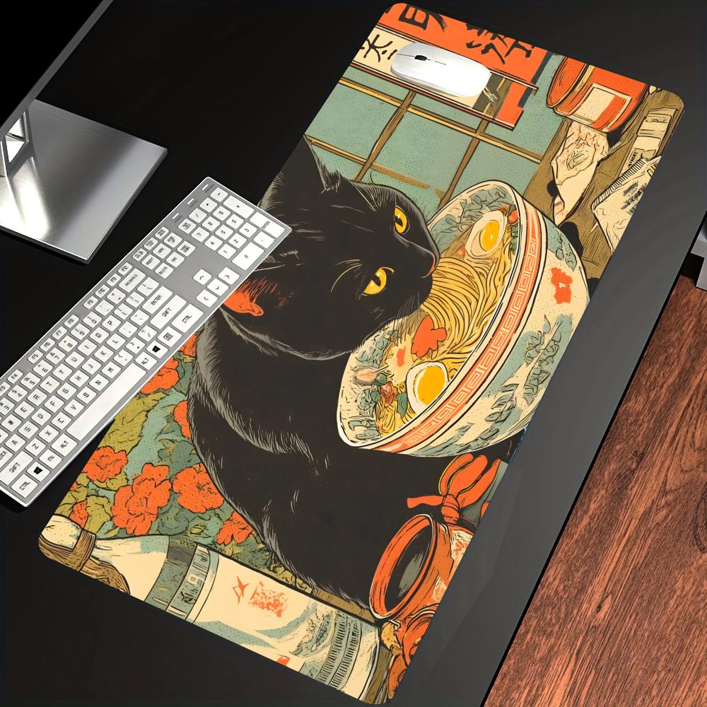 HYBXAXC Black cat loves to eat - Gaming Accessories Shop review and price