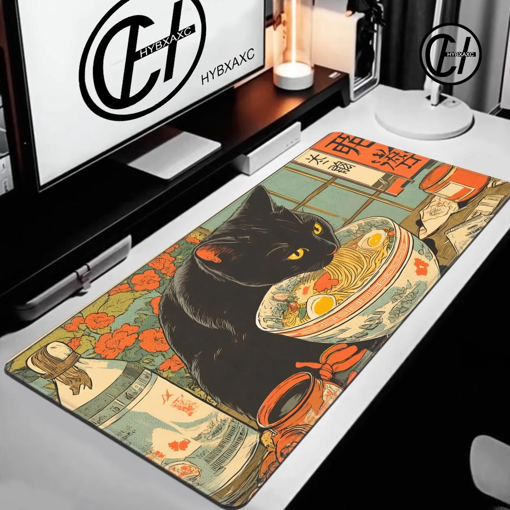 HYBXAXC Black cat loves to eat - Gaming Accessories Shop review and price
