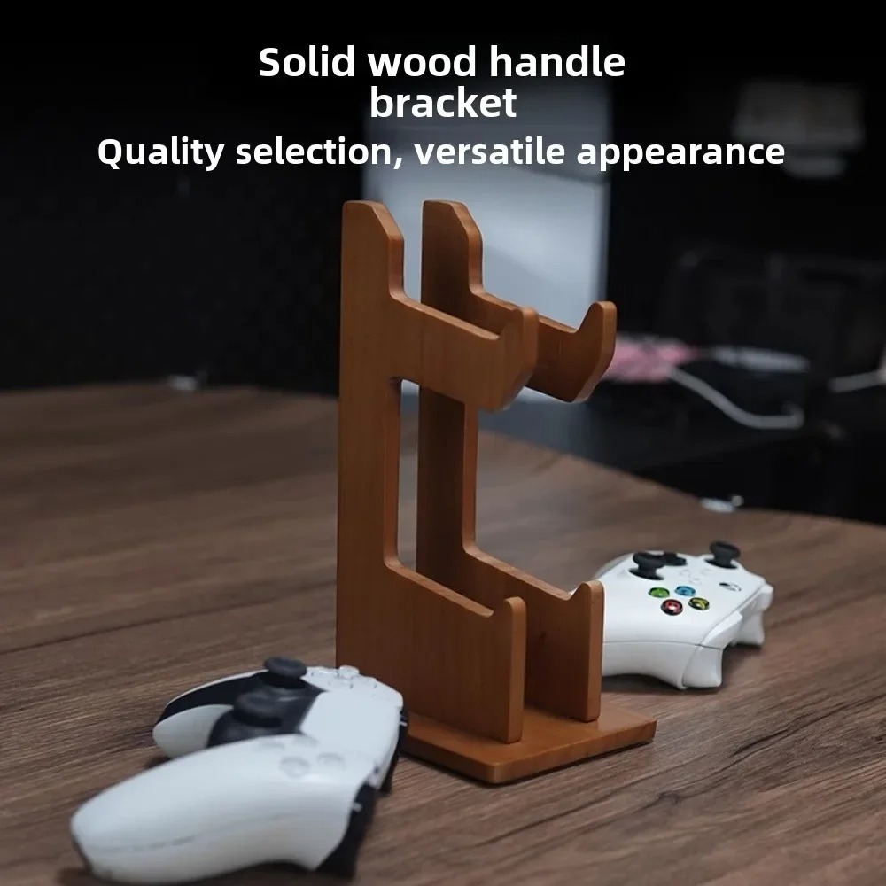 Bracket Walnut Solid Wood/Alum - Gaming Accessories Rack review and price