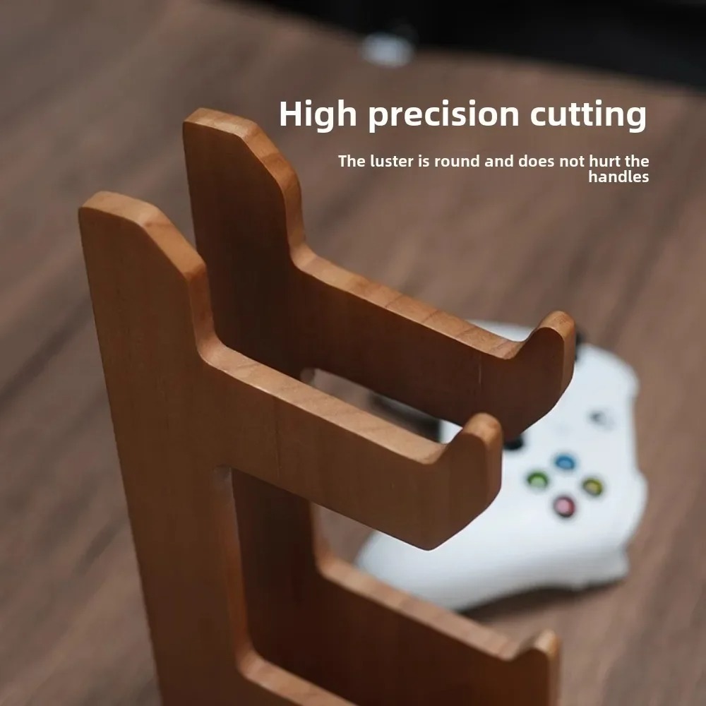 Bracket Walnut Solid Wood/Alum - Gaming Accessories Rack review and price