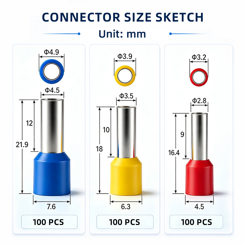 300PCS Wire Ferrules Kit VE400 - Sleeved Cable Kit review and price